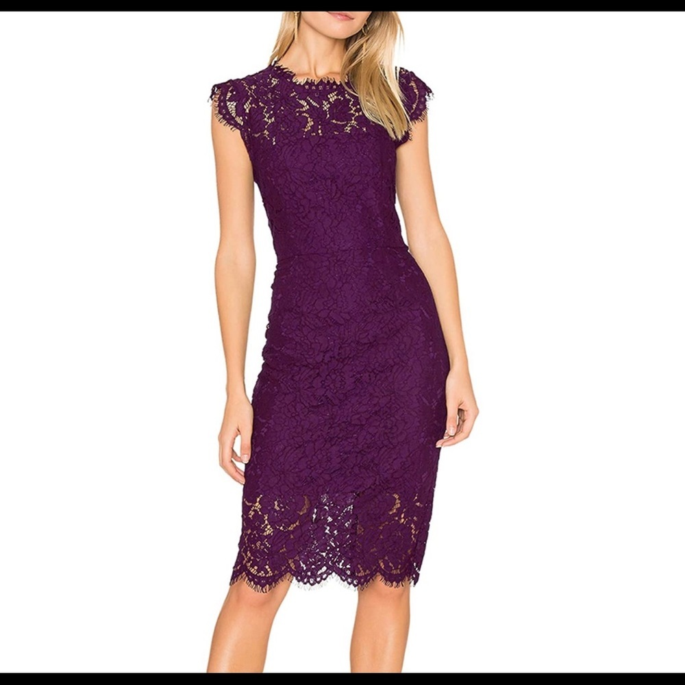 Women's Sleeveless Lace Floral Dress Crew Neck